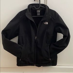 The NorthFace Black Zip Up Jacket
